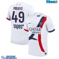 Paris Saint-Germain Ibrahim Mbaye #49 Replica Away Shirt 2025-26 Short Sleeve